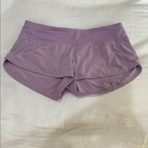 Light Purple Lululemon Shorts